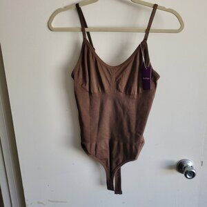 HeyShape Brown Fitted Bustier Bodysuit